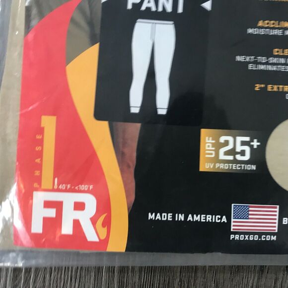 (D) XGO Flame Retardant Lightweight Mens Pants Size 2XL Layer Phase 1 UPF 25+ UV - Picture 3 of 7